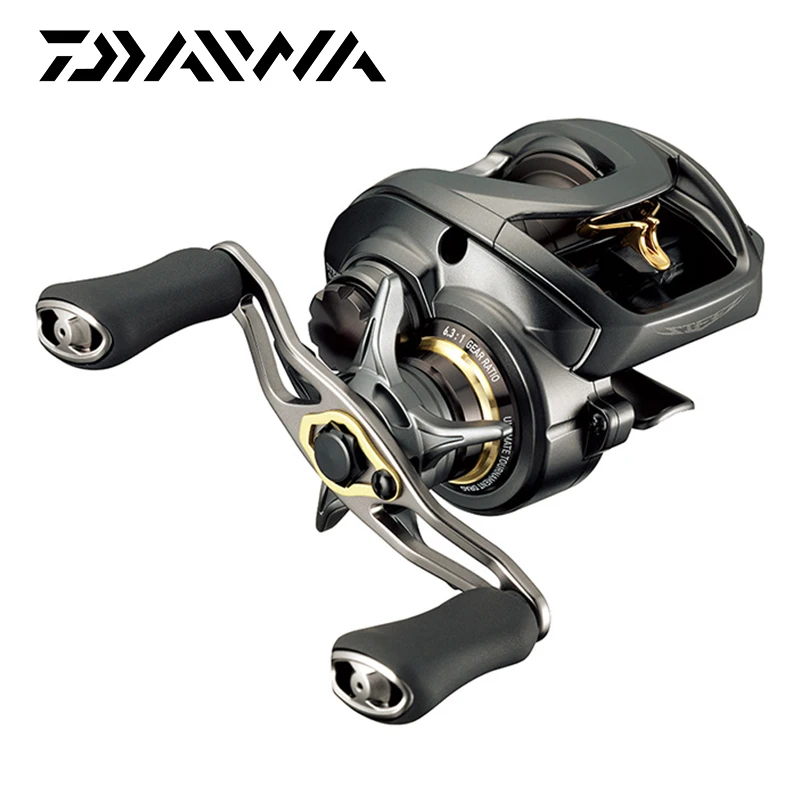 DAIWA STEEZ SV TW рыболовная Катушка 12BB + 1RB с мягкой ручкой система воздушного тормоза