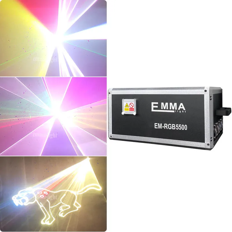 Клуб DJ система лазерного шоу 20000 МВт 30000 50000 DMX RGB разноцветный сценическая