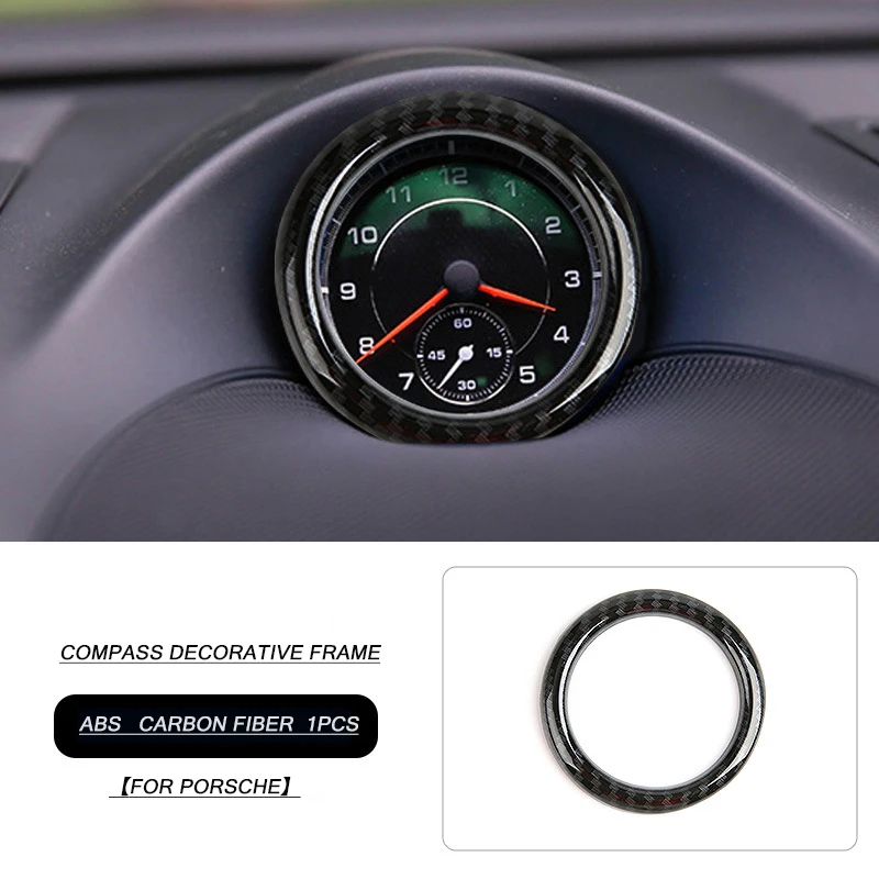 

Car clock decoration ring For Porsche new Cayenne Macan Palamela 911 modified stopwatch compass ring decoration ring