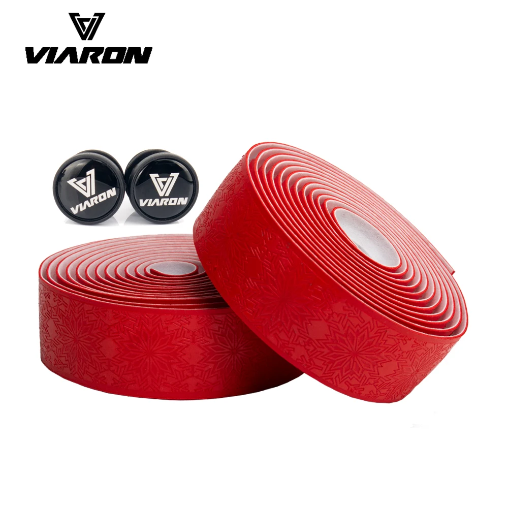 

VIARON Bicycle Handlebar tape Bike Accessories Embossment EVA PU Soft Breathable Anti-Slip Cycling Shock Absorption 5D Gradient