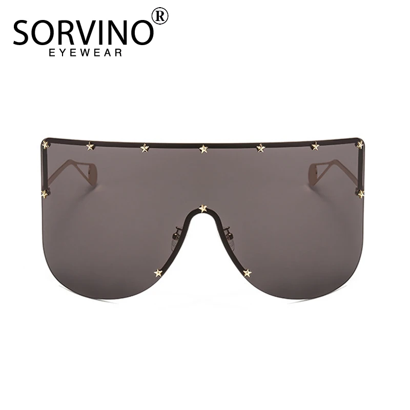 Мужские и женские солнцезащитные очки SORVINO Винтажные Солнцезащитные без оправы