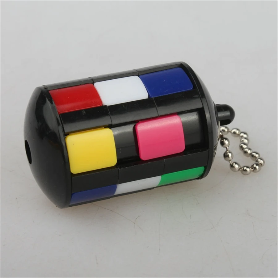 

Mini Babylon Tower With Keychain Stickerless Cubo Magico Educational Toy Very Tiny Cube Twist Game Special Sensory Toys EE50MF