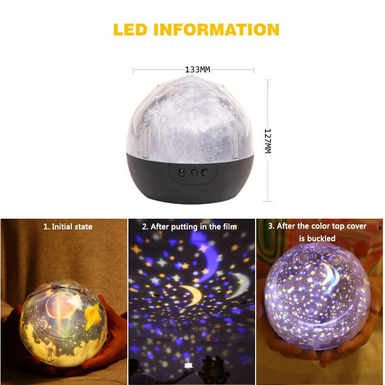 Светодиодный Bluetooth Ночной светильник Звездная Вселенная инопланетянин Хэллоуин