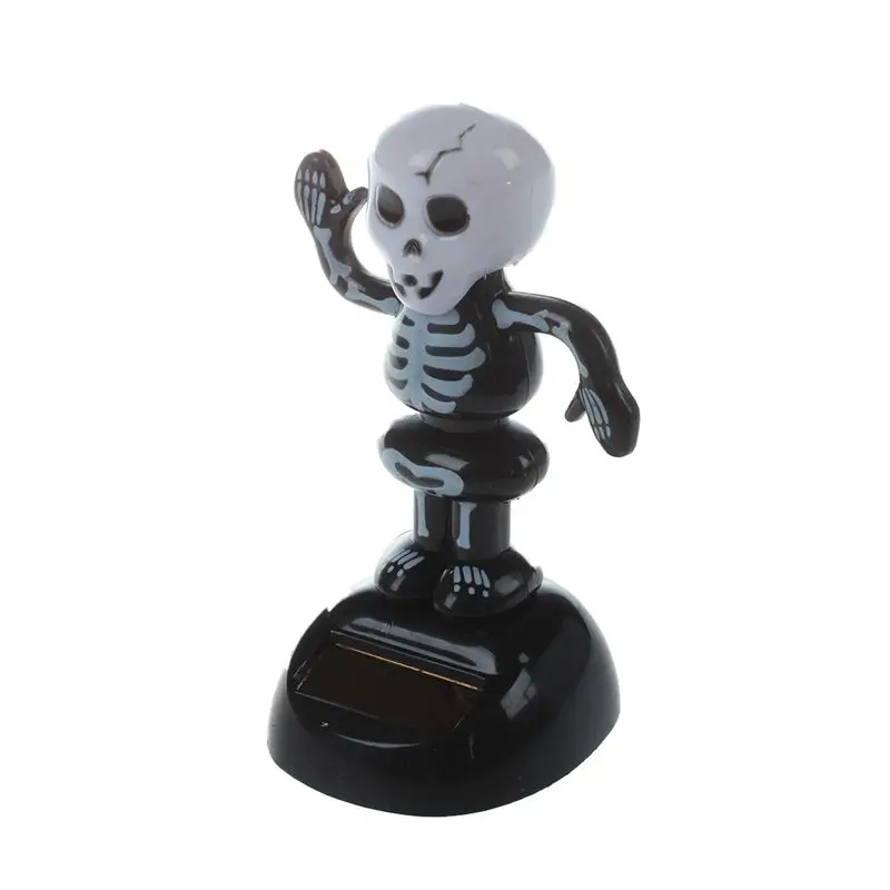 Promotion! Solar Power Dancing Figure Gruesome Skeleton Novelty Desk Car Toy Ornament | Lamps