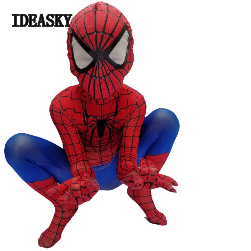 Костюм Человека паука для встречи на родину Детский костюм с маской из спандекса