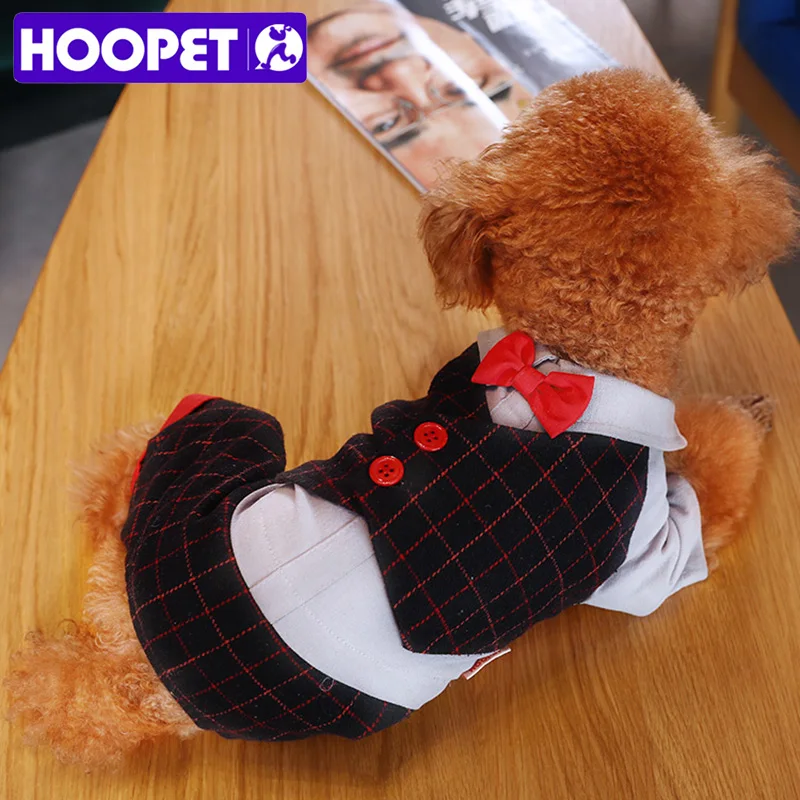 HOOPET Одежда для собак мягкая зимняя теплая одежда костюм щенков маленьких