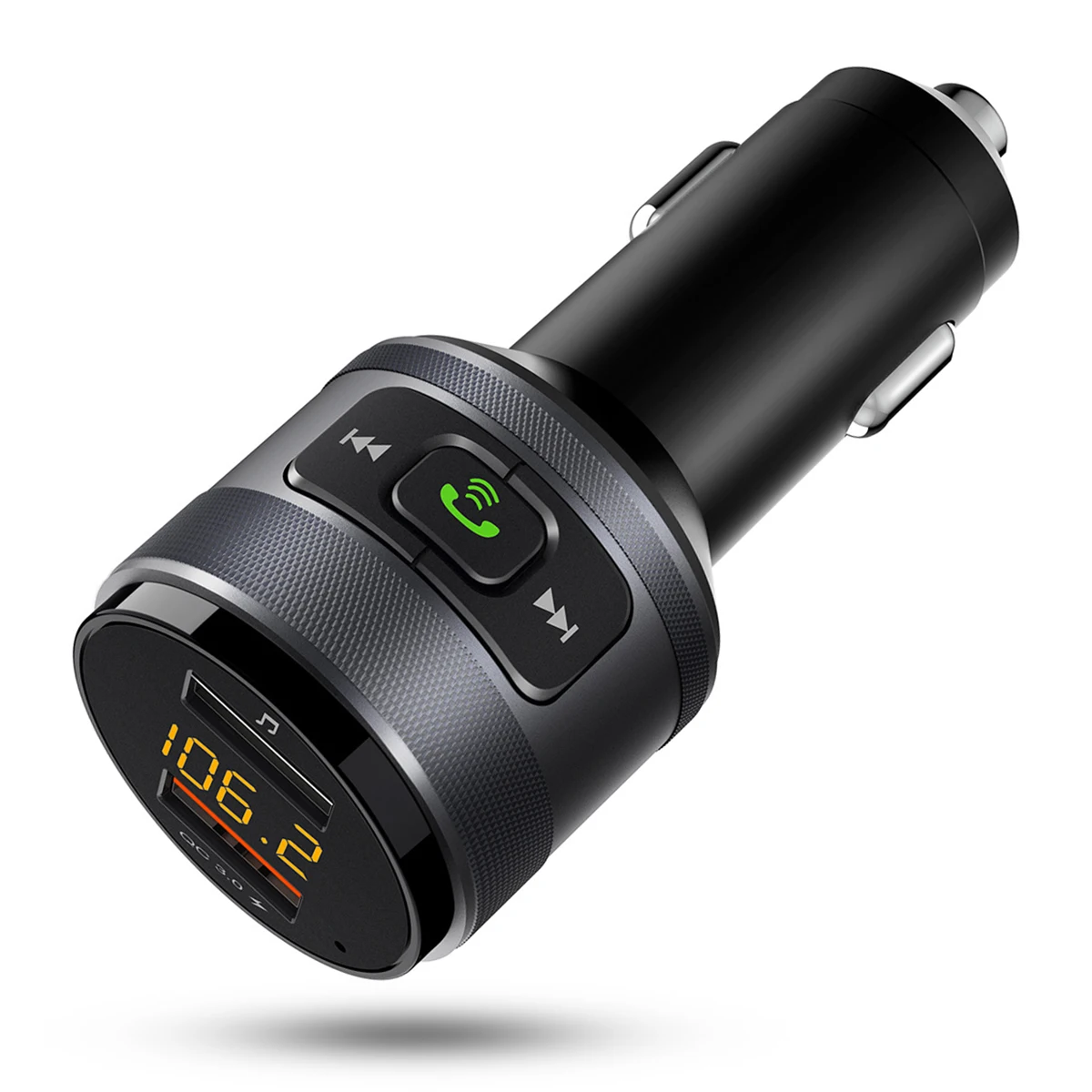 Беспроводной Bluetooth 4 2 автомобильный fm-передатчик QC3.0 Dual USB зарядное устройство