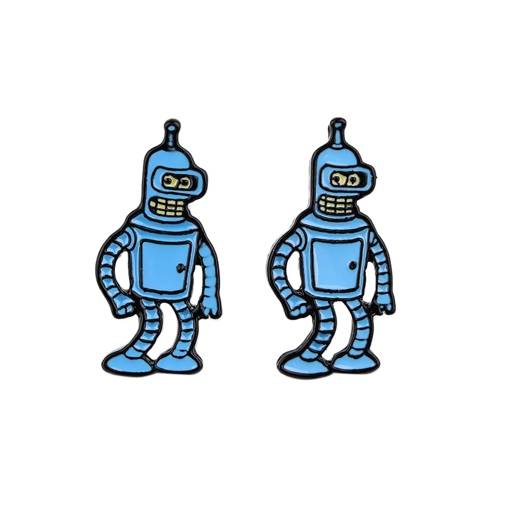 PF774 корейские милые комиксы аниме нержавеющая сталь пирсинг для уха