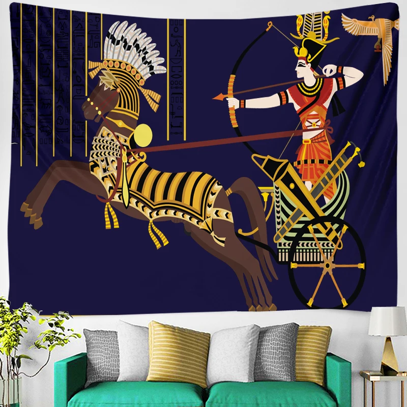 Одеяло для фитнеса йоги гобелены битва при кадеши стены гостиной индийский стиль