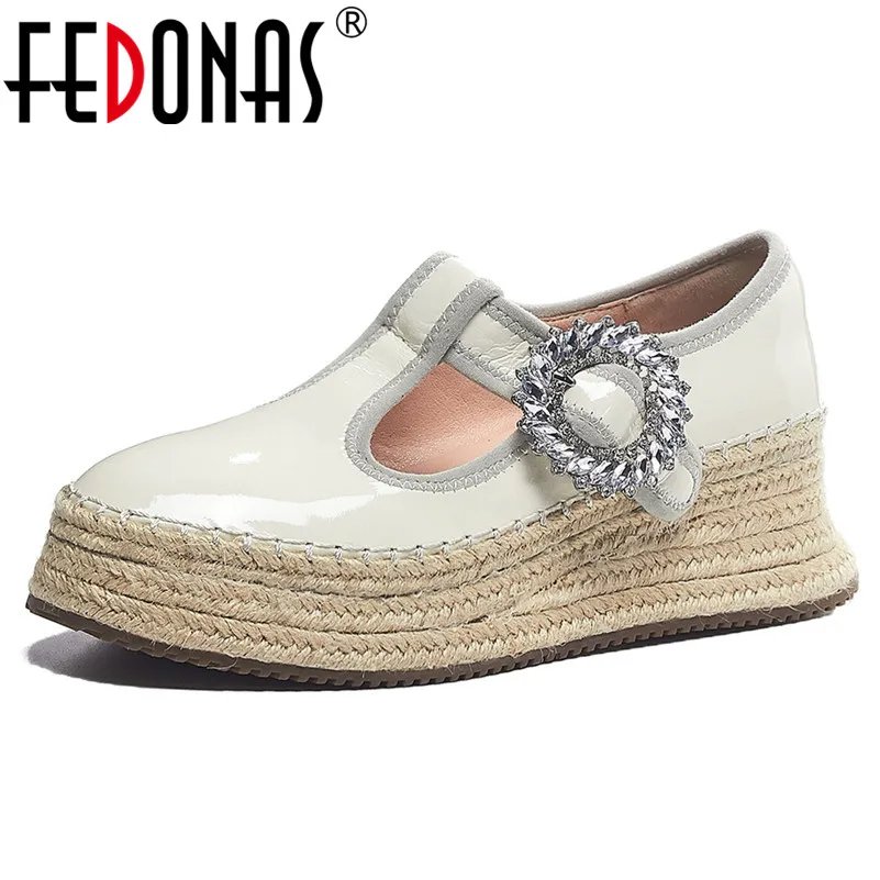 FEDONAS/качественная удобная женская обувь из овечьей кожи на плоской подошве