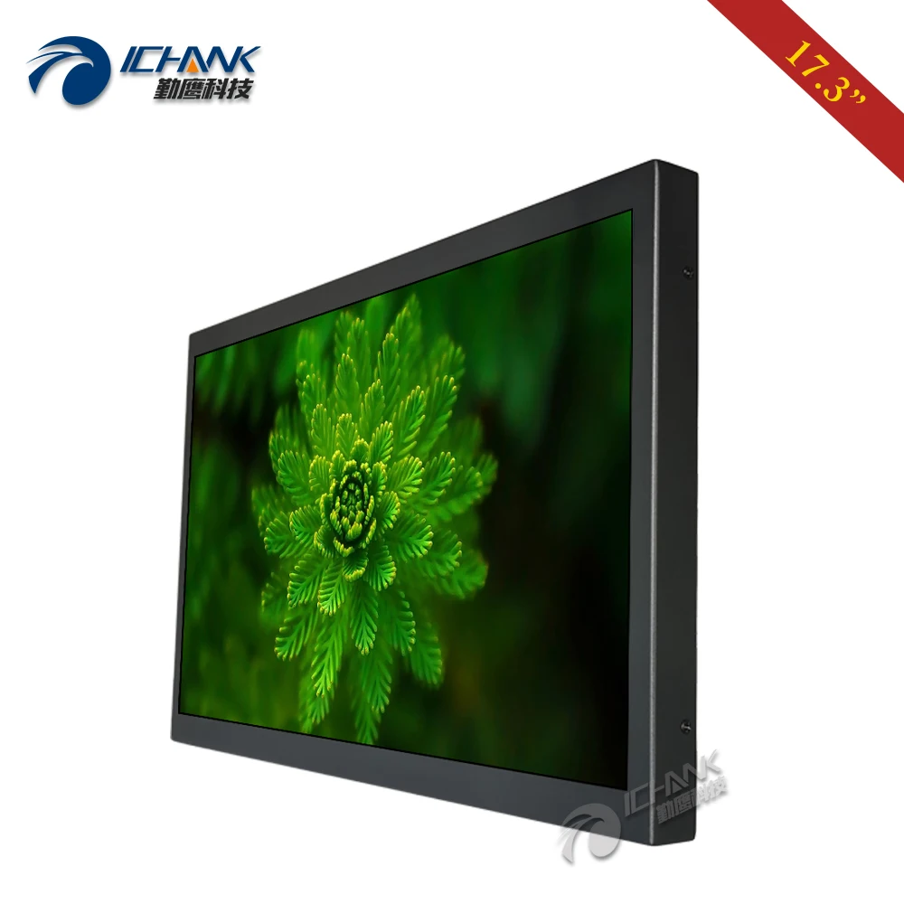 ZB173TN-V59/17," дюймовый 1920x1080p 16:9 HDMI VGA BNC пульт дистанционного управления ПК МОНИТОР дисплей ЖК-экран USB вставить u-диск видео плеер