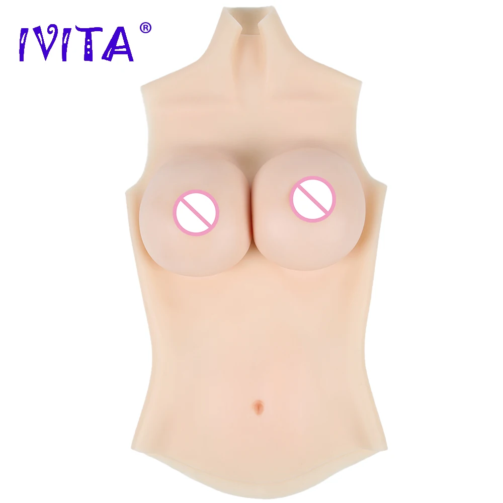 Реалистичная искусственная силиконовая грудь IVITA поддельные груди мода для