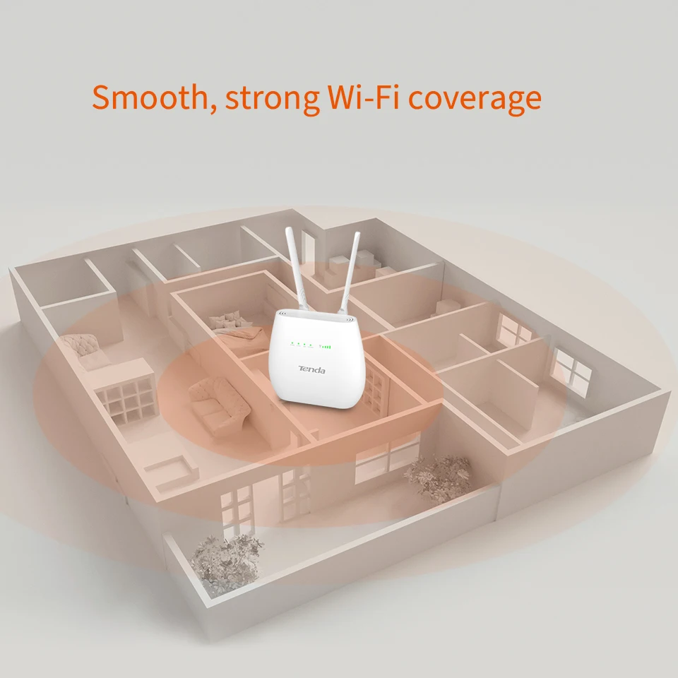 Tenda 4G680 Wi-Fi роутер мини 4G Lte беспроводной портативный карманный Wifi мобильный Hotspot