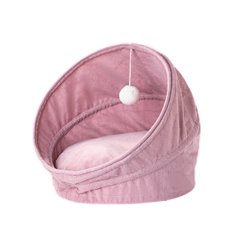 Lounge Radiator Cat Bed House Feutre Soft Foldable Washable Pet Cave Round Large Tent Cuna Mascota Products Winter 50M74 |