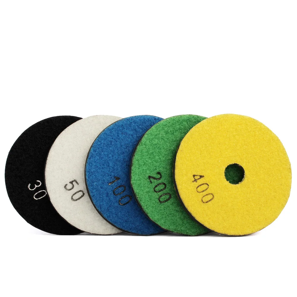 Алмазный шлифовальный диск 4 дюйма 100 мм для сухой и влажной полировки бетона