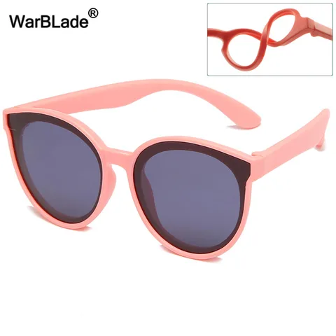 Солнцезащитные очки детские WarBlade, кошачий глаз, поляризационные, гибкие, силиконовые, UV400