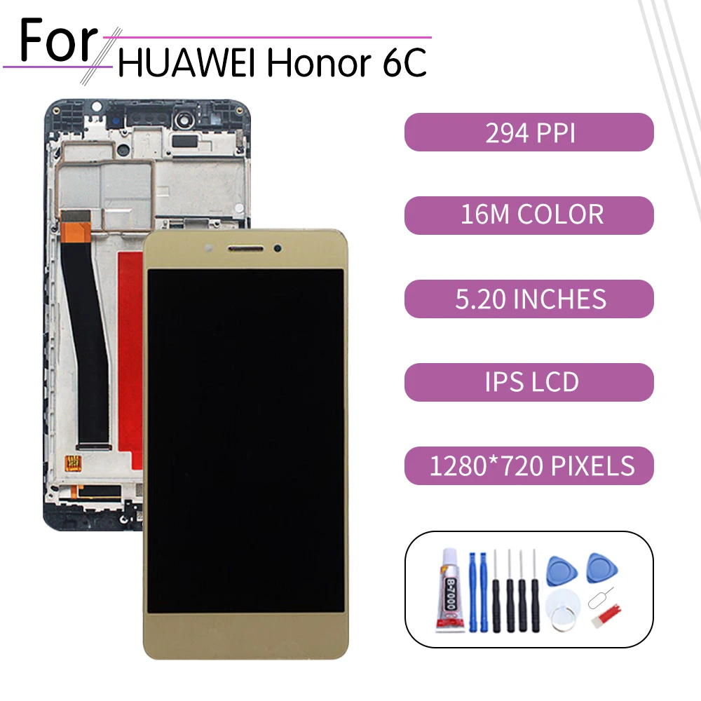 5 2 &quotэкран для Huawei Honor 6C ЖК-сенсорный экран дигитайзер сборка Nova смарт-дисплей с
