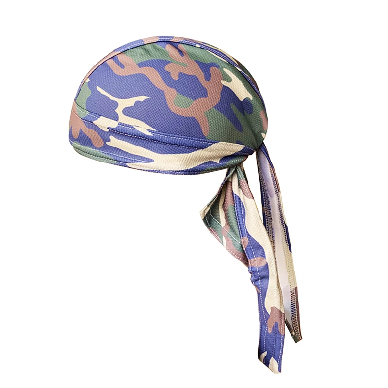 Cycling Caps Quick Dry Breathable Pirate Cap Helmet Moisture Wicking Sunshade Head Cover Headscarf Bandana Headbands NEW | Спорт и