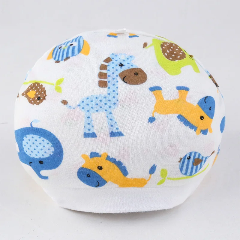 

Children's Hat Cotton Newborn Baby Cap Print Turban Infant Toddler Girl Boy Hair Accessory Headband Kids Beanie Bunny Hat
