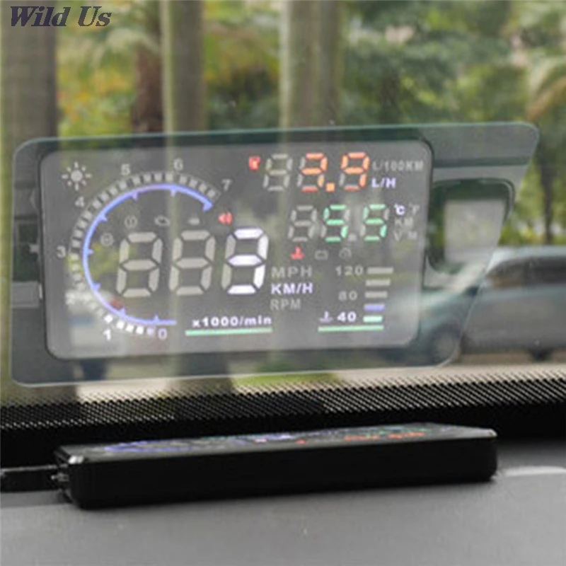 Автомобильная светоотражающая пленка HUD система отображения пленки OBD II расход