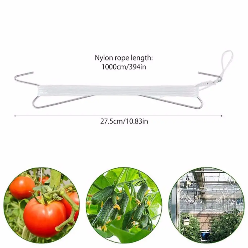 

10 Pieces Of Plant Vegetable Hooks Tomato Rack Clip Plant Growth Puller Garden Accessories Fixed Vegetable Strapping