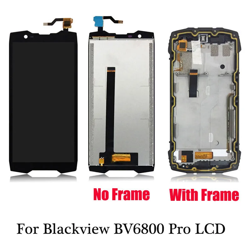 ЖК дисплей для Blackview BV6800 Pro 100% тестирование кодирующий преобразователь