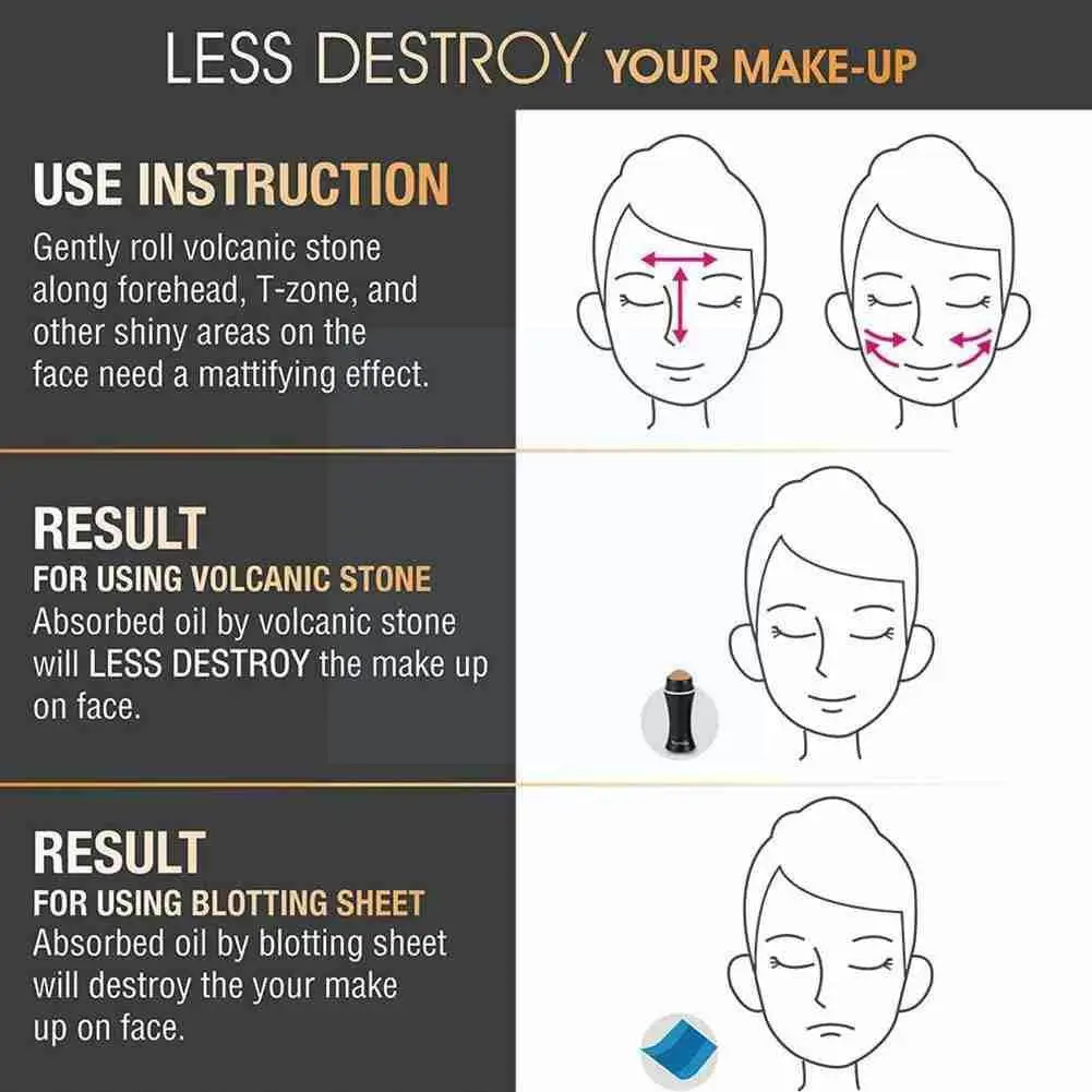 

Oil-Absorbing Natural Volcanic Stone Face Roller Ball Oil Hotsale Reusable Control 2021 O0Y7
