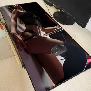 Большой водонепроницаемый коврик для мыши Mairuige с японской сексуальной попой, танцующей девушкой, с фиксируемыми краями, игровой коврик для клавиатуры и мыши, Настольный коврик XXL