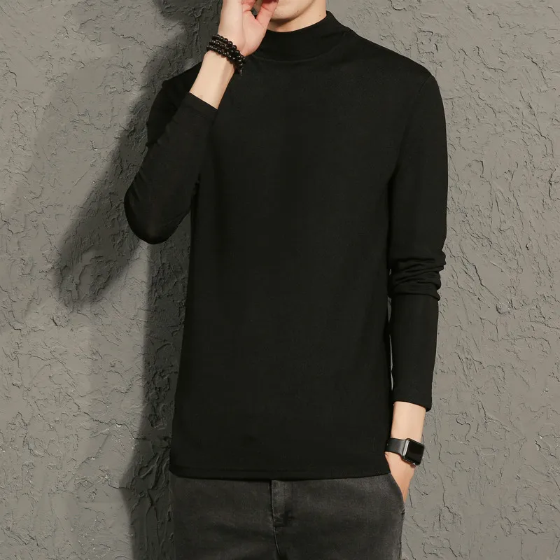 Футболка с длинными рукавами большой размер 5XL мужская приталенная футболка