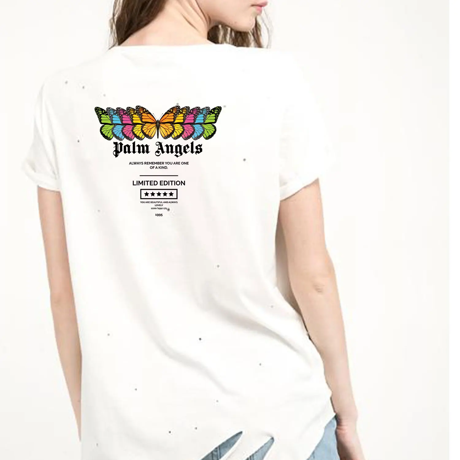 Наклейки бабочки нагрудные значки Стикеры для глажки Термотрансферная