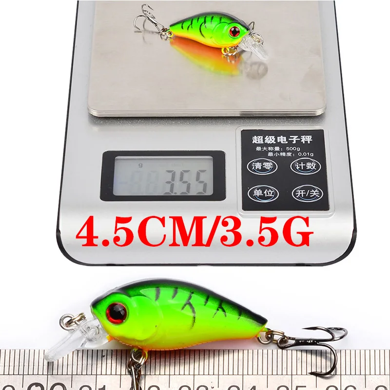 Набор рыболовных приманок в виде гольяна 6 шт. 4 5 см 3 г Тали с тройным крюком