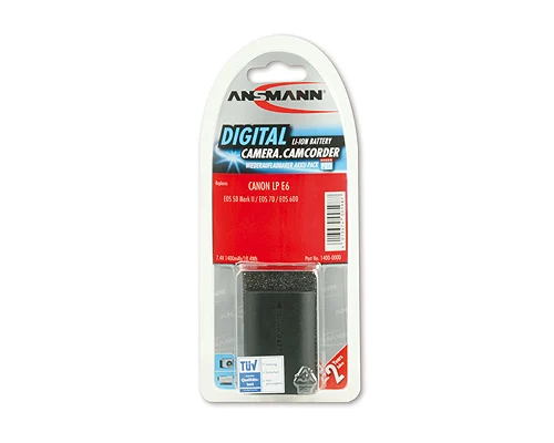 Аккумулятор ANSMANN 1400 0000 A Can LP E6|Аккумуляторы| |