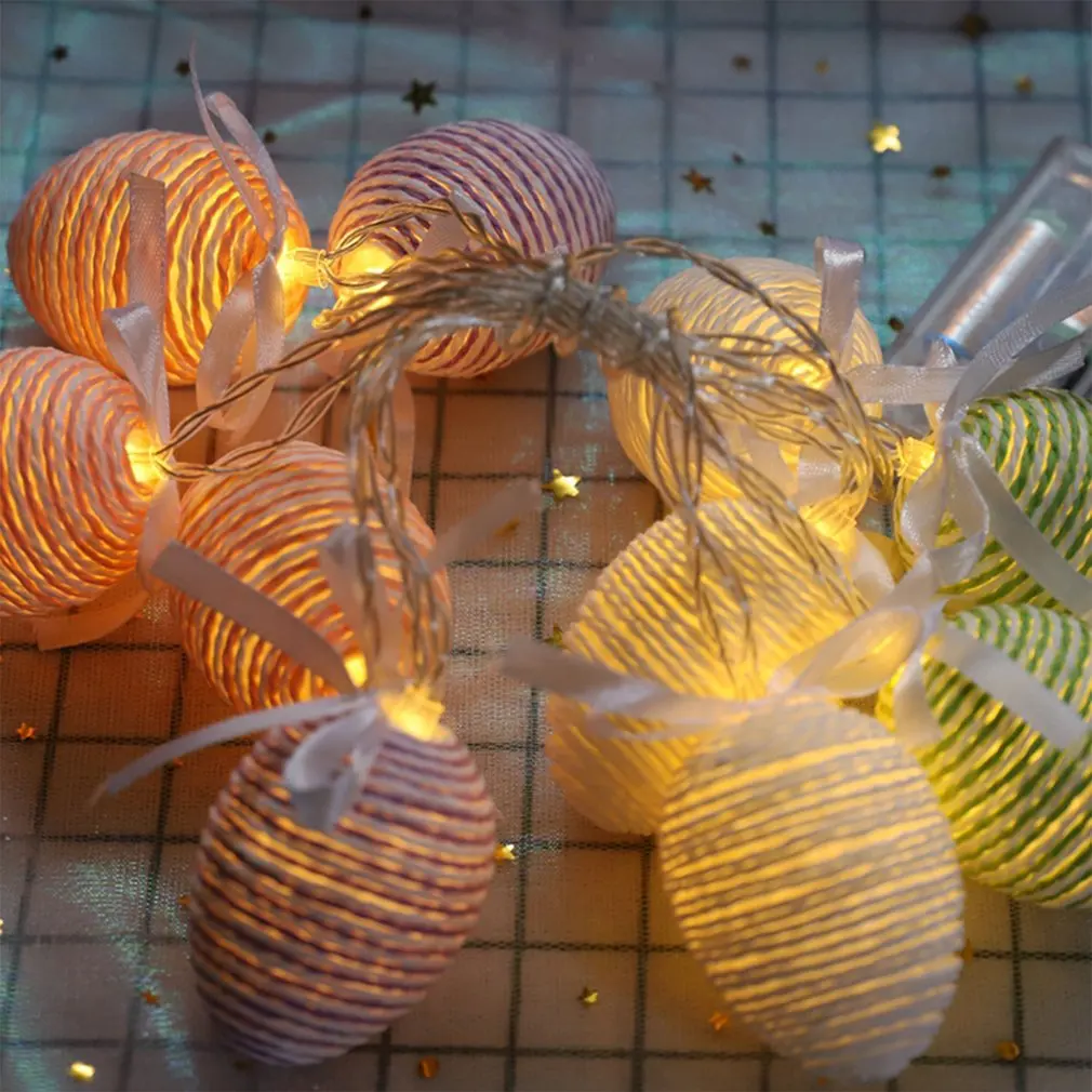

Easter Egg Lights Easter Decoration String Lights Led Lights Colorful Egg String Lights Party Decoration Home Decoration