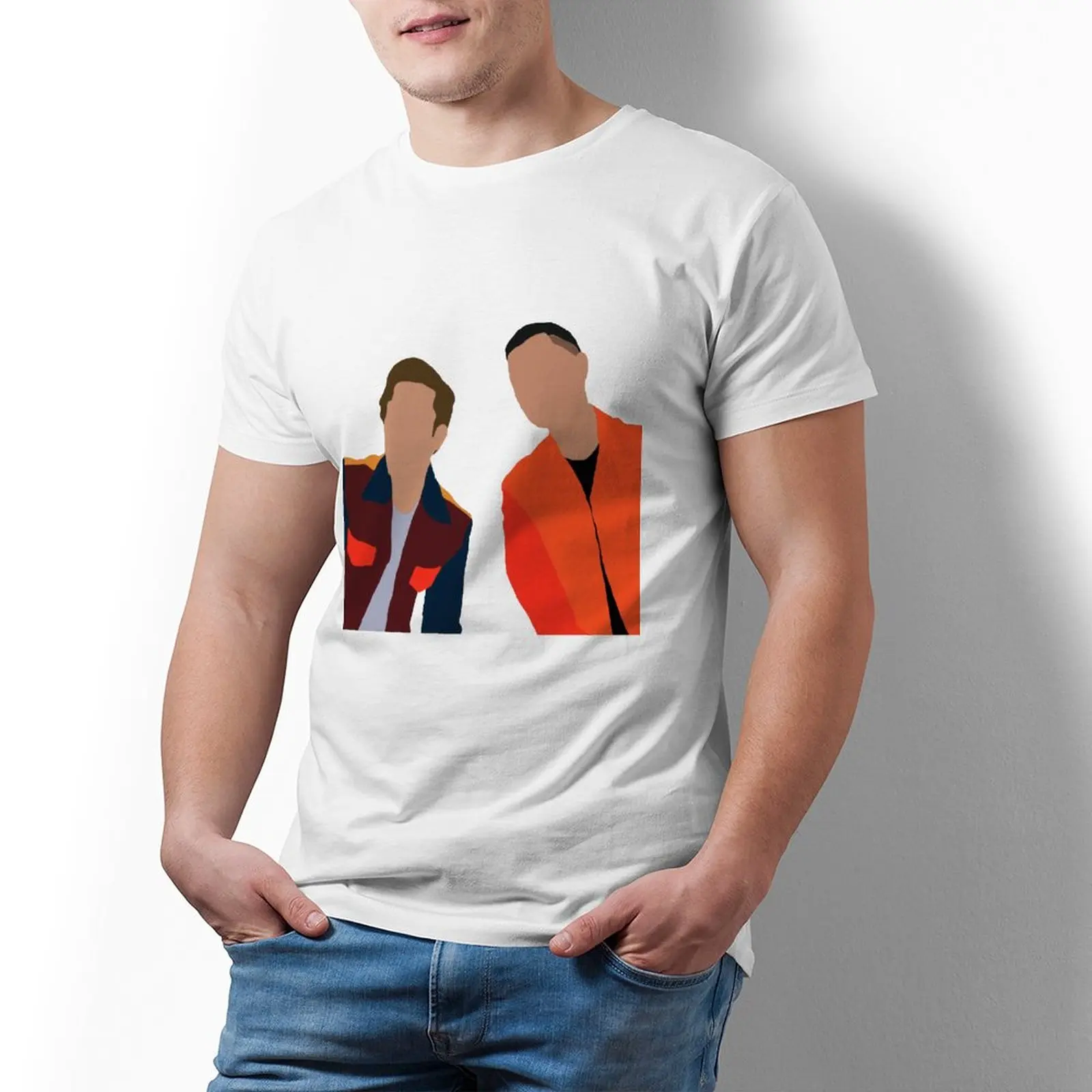 

Футболка крошечная с принтом мяса для мужчин, базовая Повседневная хлопковая рубашка с коротким рукавом, с графическим принтом, 4xl