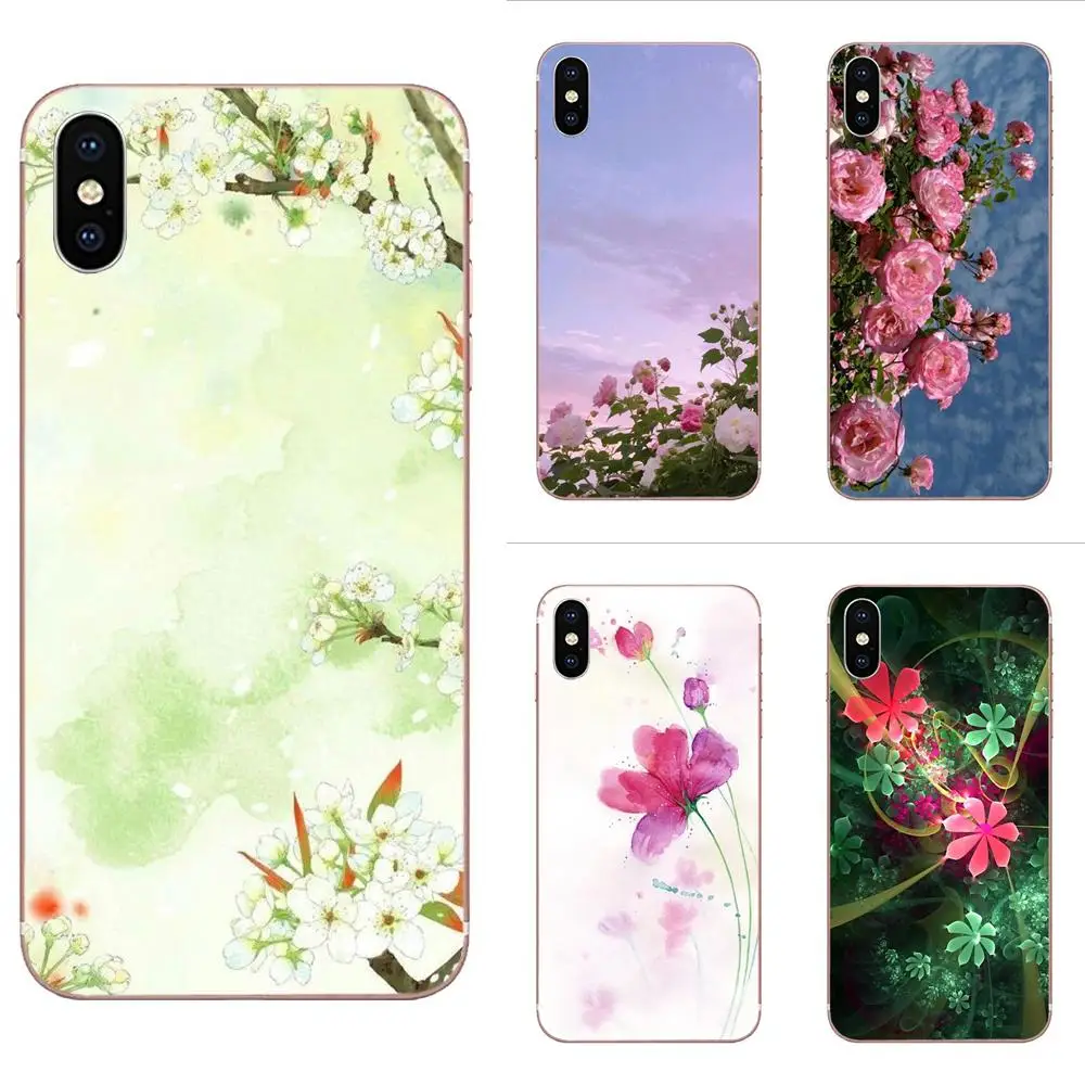 Coque Shell для Xiaomi Redmi Mi 4 7A 9T K20 CC9 CC9e Note 7 9 Y3 SE Pro Prime Go Play красочная цветочная