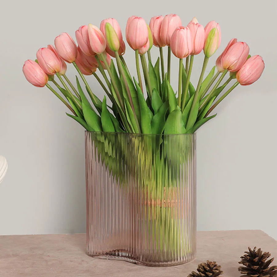 Искусственные цветы Тюльпан для украшения гостиной и дома свадебное украшение