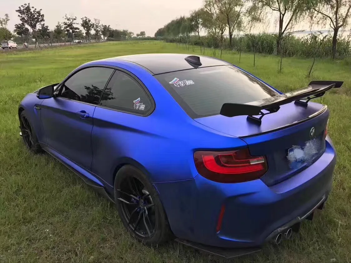 E92 F30 G30 GT Спойлер из углеродного волокна подходит для BMW 3 серии Ford Mustang MAD задний