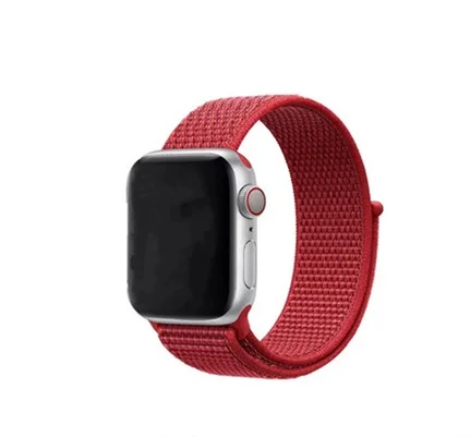 13 Nylon Strap For apple watch 5 4 band 44mm/40mm pulseira apple watch 42mm/38mm iwatch series 5/4/3/2 Colorful connector watchband - Цвет ремешка: 13