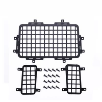 stainless steel car rear window mesh diy for mn defender d90 rc car parts accessories