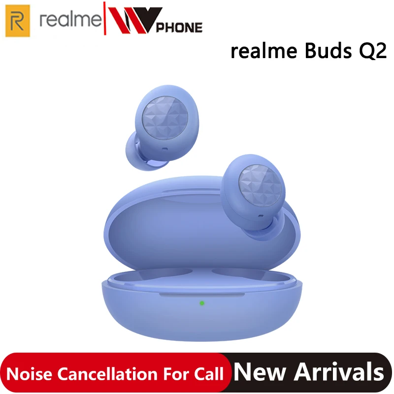 

Беспроводные наушники Realme Buds Q2, наушники Realme Buds Q 2,Bluetooth 5,0, 20 часов воспроизведения, наушники с шумоподавлением