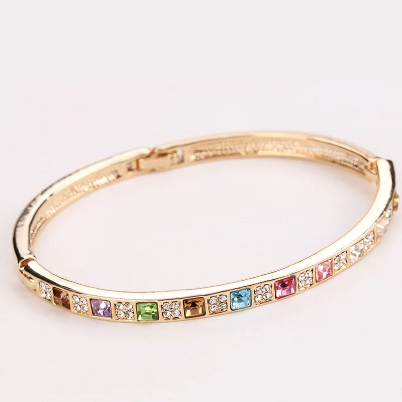 Милый браслет для женщин пар модные браслеты Хрустальная подвеска подруги