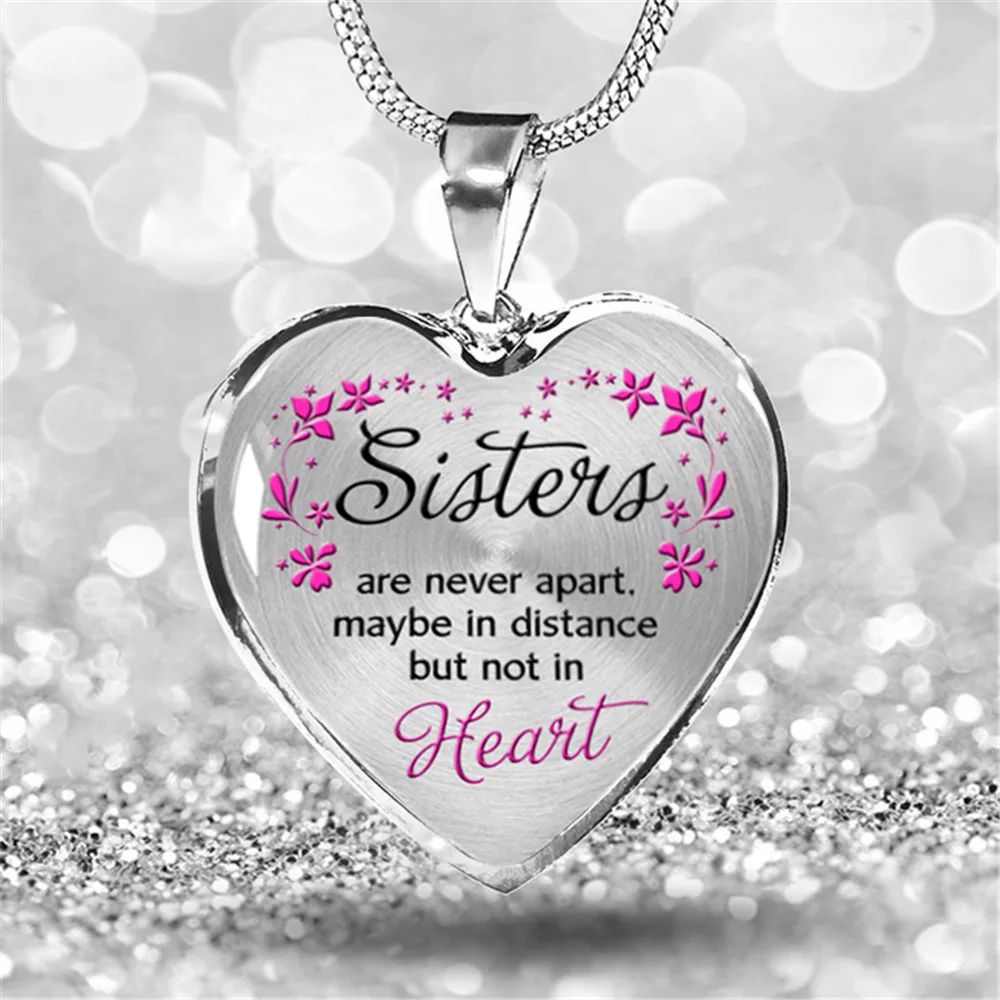 Ожерелье с кулоном в виде сердца для моей сестры | Украшения и аксессуары