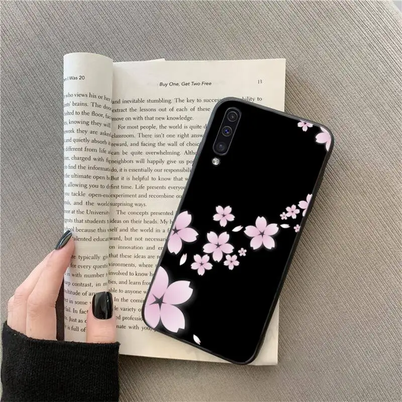 

Pink Flower Cherry blossom art Phone Case For Samsung galaxy S 9 10 20 A 10 21 30 31 40 50 51 71 s note 20 j 4 2018 plus