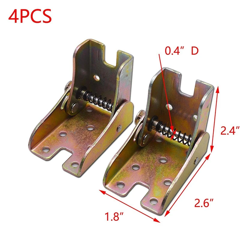 4 шт Складные ножки стола кровати Поддержка кронштейны мебель складная ног