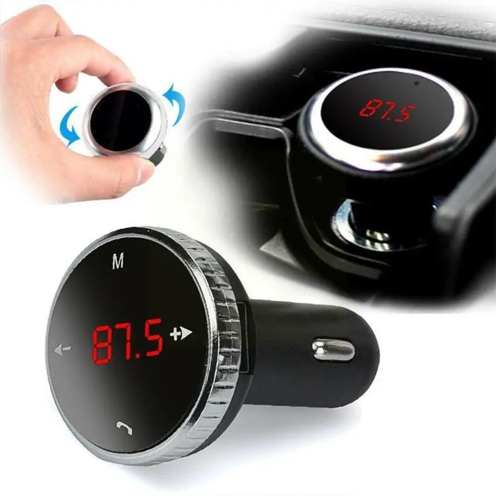 

Fm Transmitter Car Wireless Bluetooth Fm Radio Modulator Kit Usb Handsfree Mp3 Player Car Charger Audio Car Aux J1z8