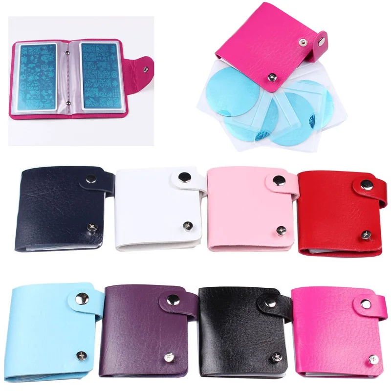 1 шт. держатель для штамповки ногтей пустая сумка хранения штампов из