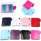 1 шт. держатель штамповочной пластины для ногтей из искусственной кожи для хранения штампов пустые органайзеры Чехлы трафареты альбомные сумки 1014 слотов TD3334