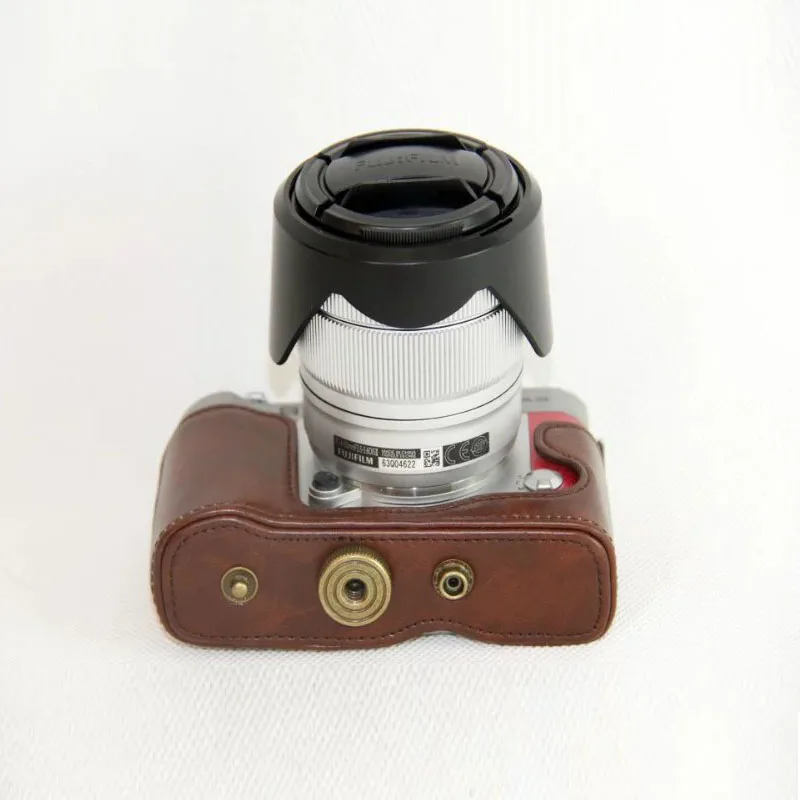 Камера из искусственной кожи чехол для Fujifilm Fuji XA3 X-A3 камера сумка с плечевым ремнем