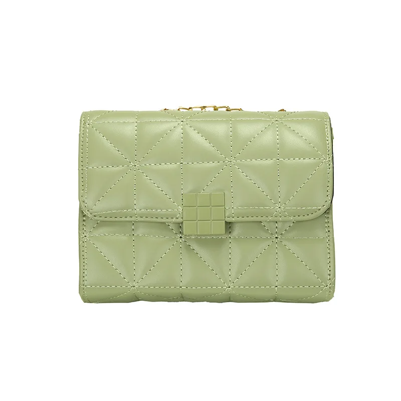 

Women's Bag New Fashion Pouches Flow Chain Messenger Shoulder Bag Small Square Fashion Crossbody Quilted Bag For Women