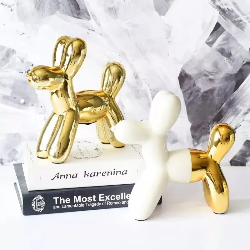 Скандинавские керамические фигурки животных воздушные шары собака копилка